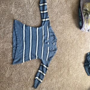 American Eagle Super Soft Striped V-neck Sweater